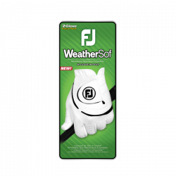 Promo Pack de 2 Gants Footjoy WeatherSof Regular Blanc