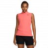 Polo Sans Manches Femme Nike Tour Saumon