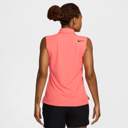 Achat Polo Sans Manches Femme Nike Tour Saumon