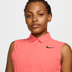 Prix Polo Sans Manches Femme Nike Tour Saumon