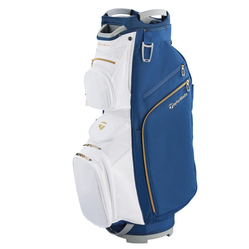 Sac Chariot TaylorMade Kalea Gold Blanc/Bleu