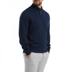 Prix Haut Manches Longues Footjoy Drirelease Bleu Marine