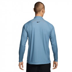 Achat Haut Manches Longues Nike Tour Bleu Clair