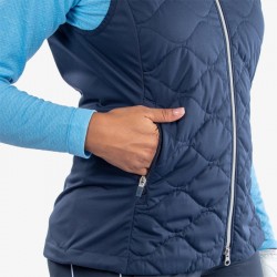 Promo Veste Sans Manches Femme Galvin Green Lucille Bleu Marine