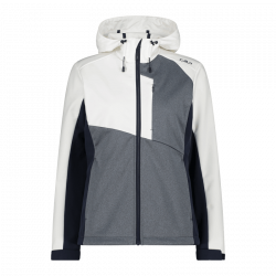 Veste Femme CMP Softshell Blanc/Gris