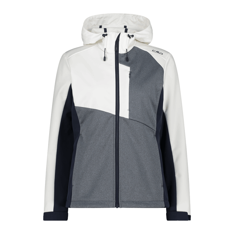 Veste Femme CMP Softshell Blanc/Gris