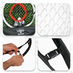 Prix Filet d'Entrainement Bee Golf Pop Up Chipping Net 3 Cibles