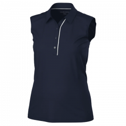 Promo Polo Sans Manches Femme Galvin Green Meg Bleu Marine