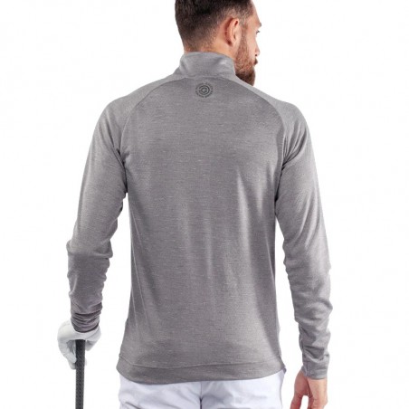 Pull fin à col V zippé manches chauve-souris femme vert