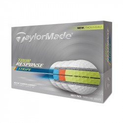 Achat Balles Taylormade Tour Response Stripe Multicouleurs X12