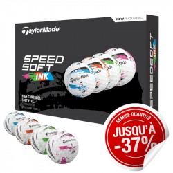 Balles Taylormade SpeedSoft Ink Multicouleurs X12