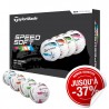 Balles TaylorMade SpeedSoft Ink Multicouleurs X12