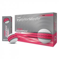 Balles Taylormade Tour Response Stripe rose