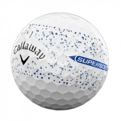 Balles Callaway Super Soft Splater 360 bleu