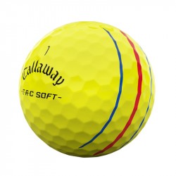 Balles Callaway ERC Soft Triple Track jaune