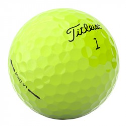 Balles Titleist Pro V1 jaune