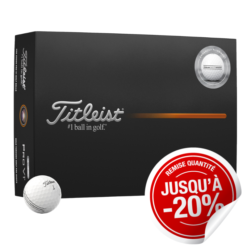 Balles Titleist ProV1 Enhanced Alignment X12