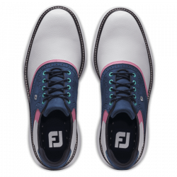 Promo Chaussure Footjoy Traditions M Blanc/Bleu/Rose