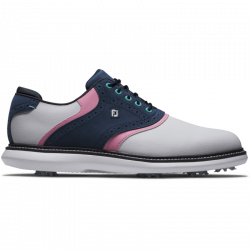 Chaussure Footjoy Traditions M Blanc/Bleu/Rose