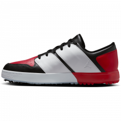 Achat Chaussure Jordan Golf Retro 1 G Blanc/Noir/Rouge