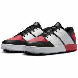 Prix Chaussure Jordan Golf Retro 1 G Blanc/Noir/Rouge