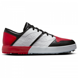 Chaussure Jordan Golf NU Retro 1 G Blanc/Noir/Rouge