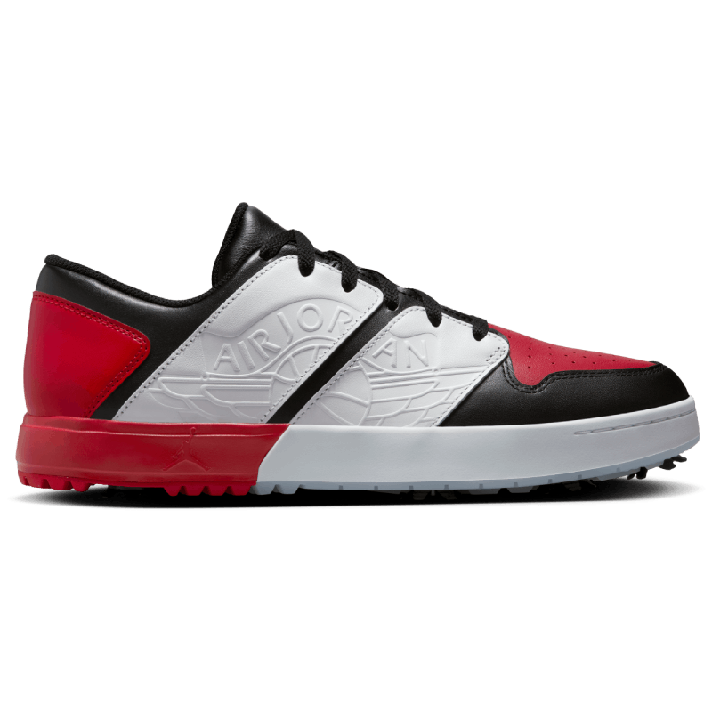 Chaussure Jordan Golf Retro 1 G Blanc/Noir/Rouge