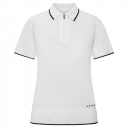 Polo Femme Rohnisch Knitted Blanc