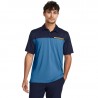 Polo Under Armour T2G bleu