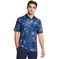 Polo Under Armour T2G Printed Bleu