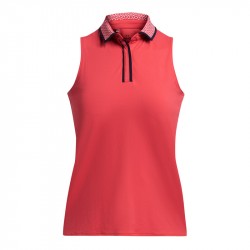 Prix Polo Sans Manches Femme Under Armour Iso-Chill Rouge