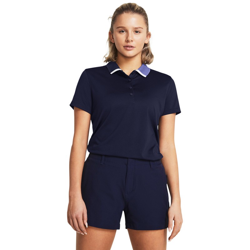 Polo Femme Under Armour Playoff Pitch Bleu Marine