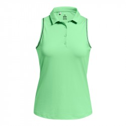 Prix Polo Sans Manches Femme Under Armour Jacq Vert