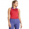 Polo Sans Manches Femme Under Armour Jacq Rouge