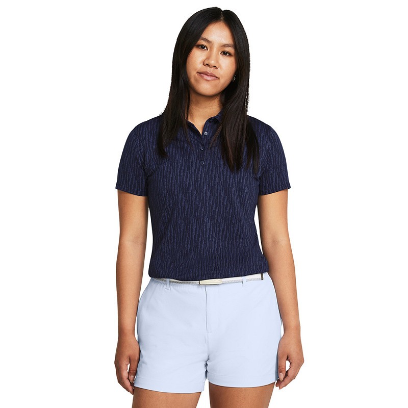 Polo Femme Under Armour Playoff 3.0 Digi Bleu Marine