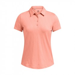 Promo Polo Femme Under Armour Playoff 3.0 Digi Corail