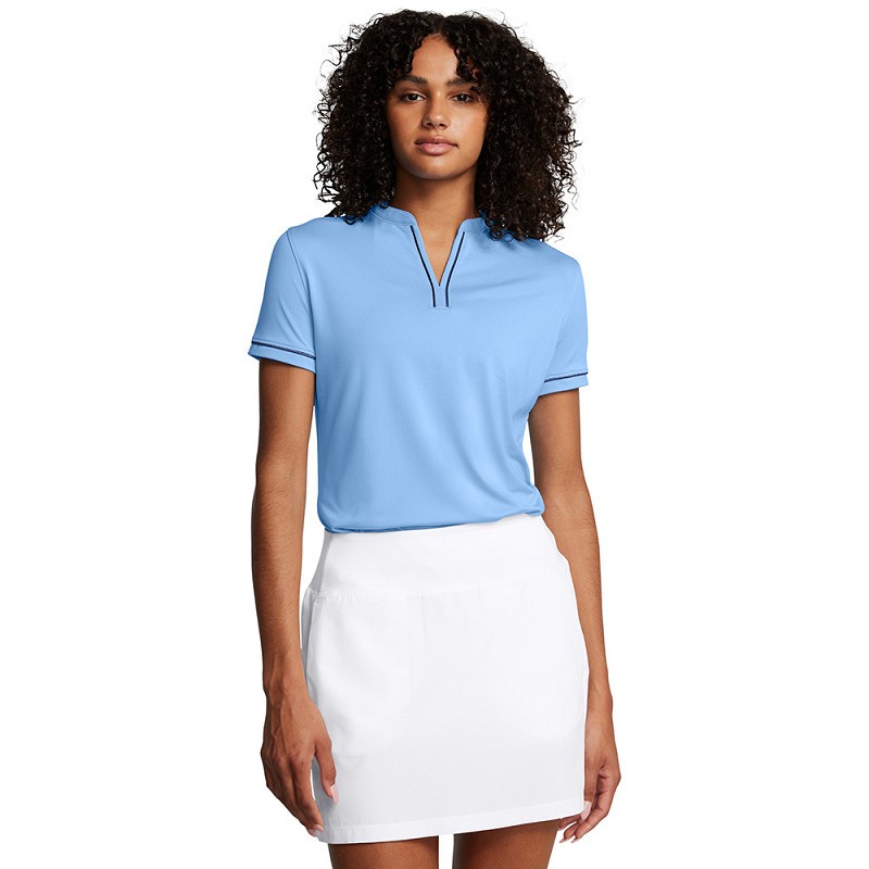 Polo Femme Under Armour Playoff 3.0 Bleu Clair