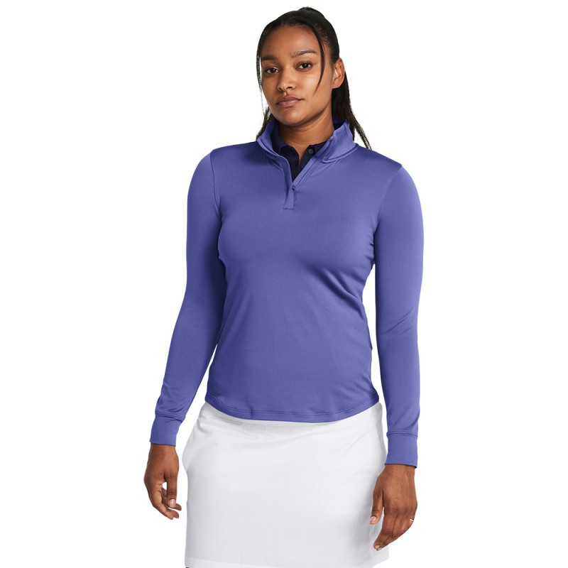 Haut Manches Longues Femme Under Armour Playoff Violet