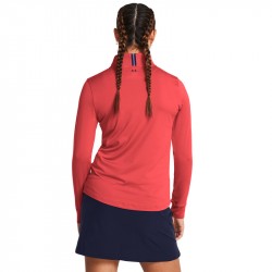 Achat Haut Manches Longues Femme Under Armour Playoff Rouge