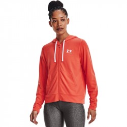 Haut Manches Longues Femme Under Armour Rival Terry Rouge