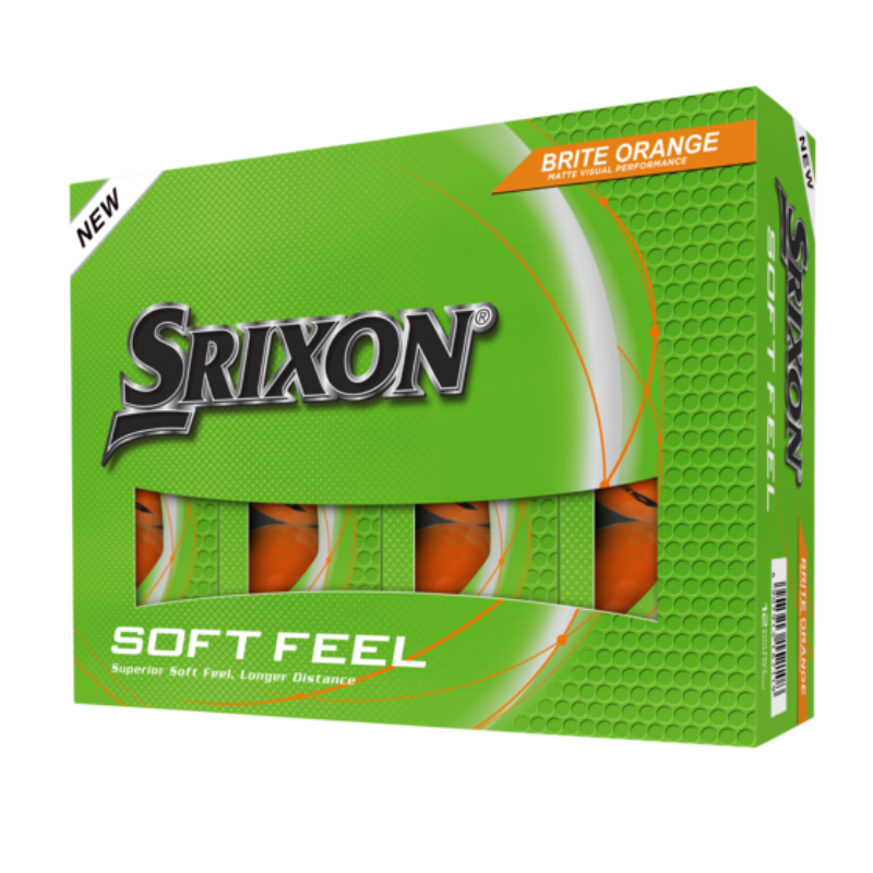 Promo Balles Srixon Soft Feel Brite Orange x12