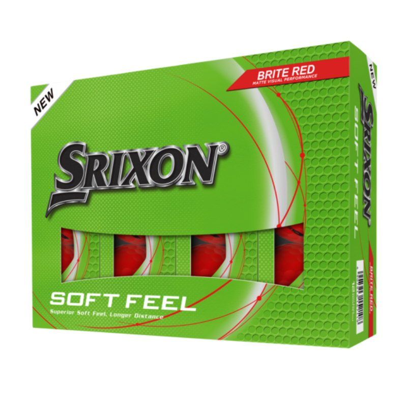Achat Balles Srixon Soft Feel Brite Rouge x12