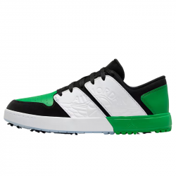 Achat Chaussure Jordan Golf NU Retro 1 G Blanc/Noir/Vert