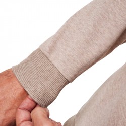 Haut Manches Longues Travis Mathew Cloud Quarter Beige pas cher