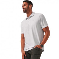 Polo Travis Mathew Free Passage Blanc pas cher