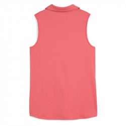 Achat Polo Sans Manche Femme Puma CloudSpun Corail
