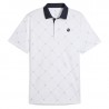 Polo Puma Pure 2.0 Argyle Blanc