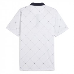 Achat Polo Puma Pure 2.0 Argyle Blanc