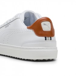 Chaussure Puma Classic G Blanc/Marron pas cher