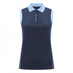 Polo Sans Manches Femme Rohnisch Ultra Viola Bleu Marine
